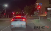 Из-за девушки, высунувшейся в окно авто, водитель получил штраф в Павлодаре